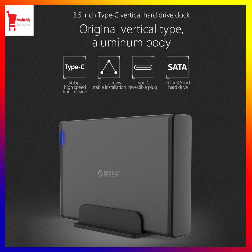 Ổ Cứng Di Động Orico7688C3-Bk3.5 Inch Cổng Type-C 0601 220v | BigBuy360 - bigbuy360.vn