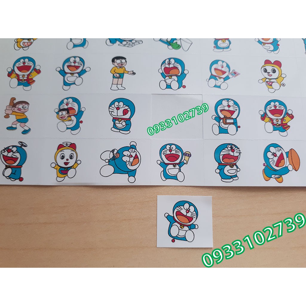 Sticker khen thưởng DOREAMON 7k/ tờ A4 - 159 Stick - SP8