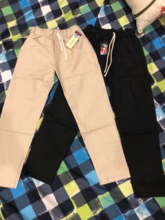 QUẦN BASIC PANTS KAKI MÀU ĐEN / BE NÂU TAN UNISEX