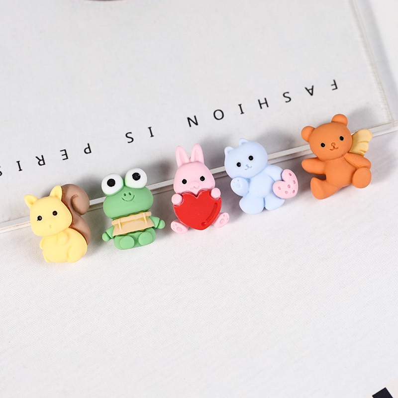 Charm (C452) slime/ Dụng Cụ Charm Trang Trí Bé Động Vật Cute