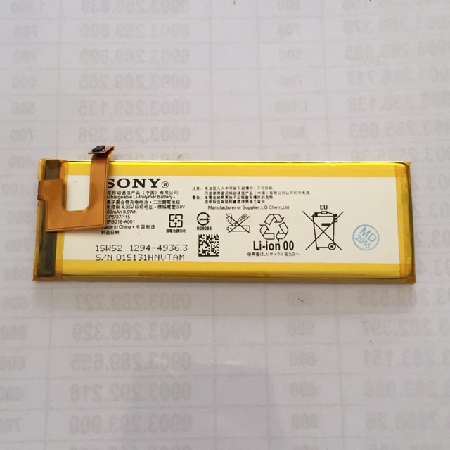 Pin Sony M5