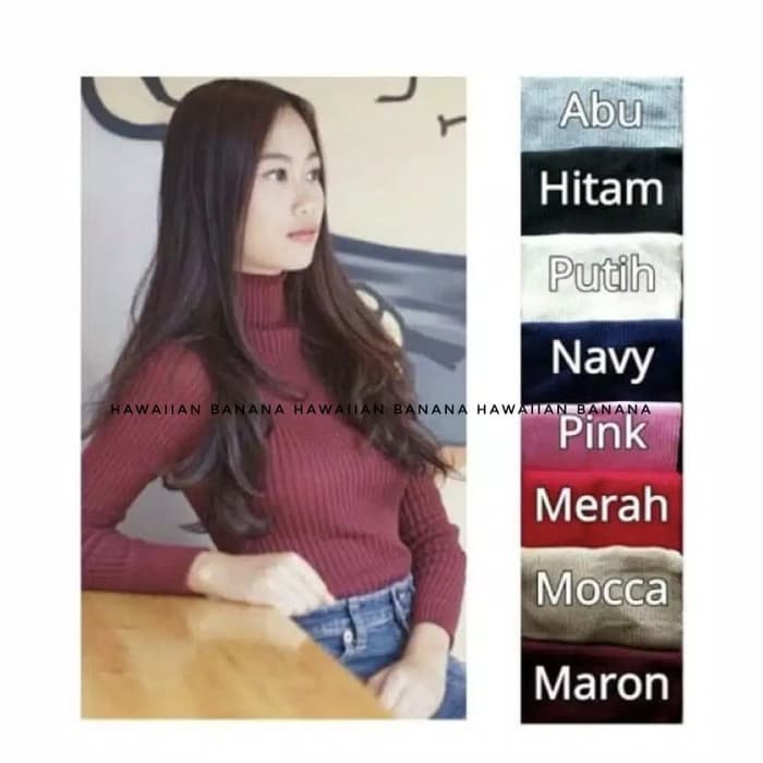 Áo Sweater Dệt Kim Hình Trái Chuối Cho Nữ C 9438vu