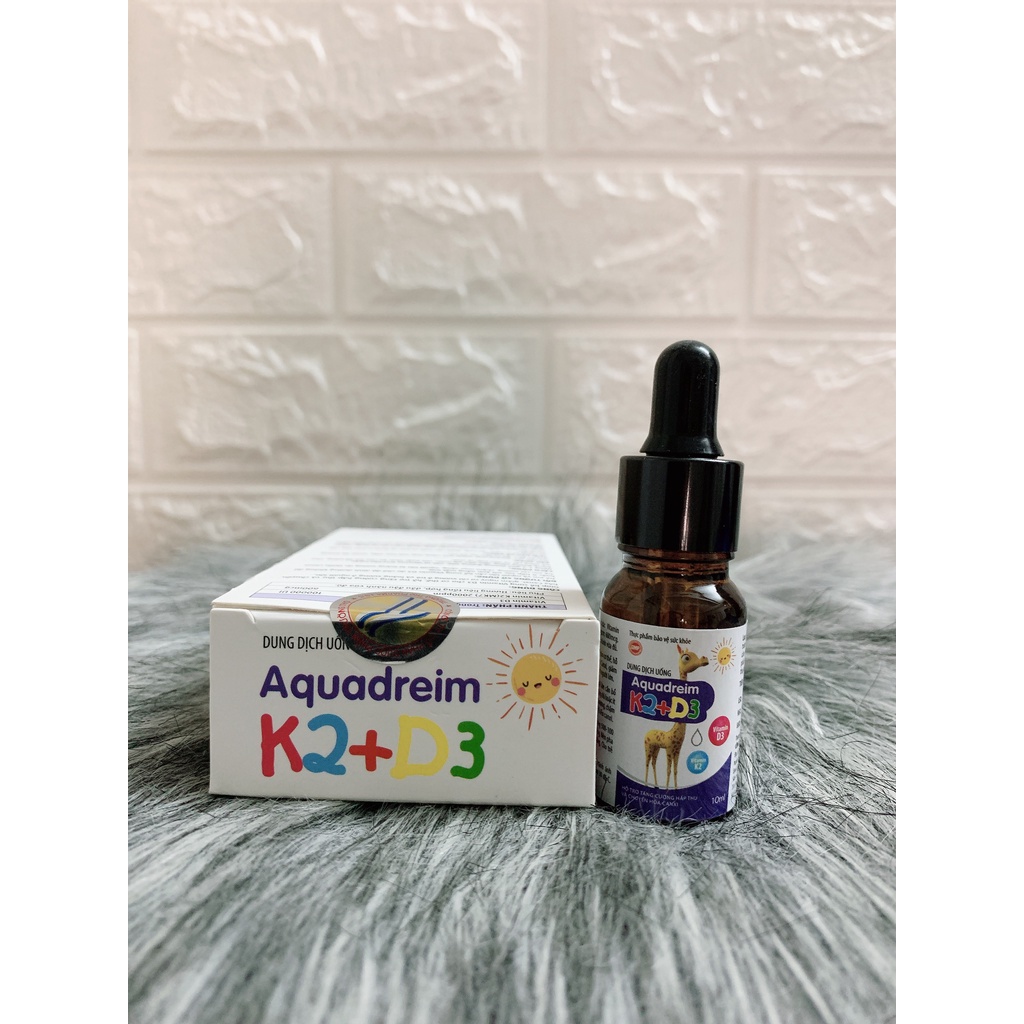 Aquadreim vitamin K2+D3 nhỏ giọt 10ml