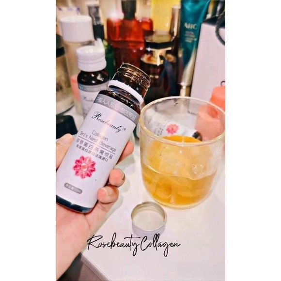 Colllagen trắng da  Rose Beauty, tinh chất yến và mật ong giúp da tráng sáng hiệu quả