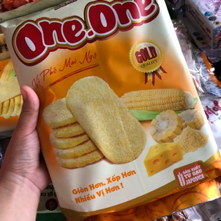 Bánh gạo ONE ONE vị PHÔ MAI NGÔ cực ngon, ăn rồi sẽ ghiền