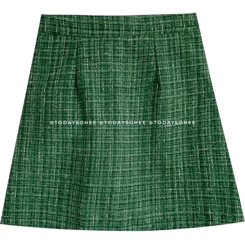 Chân váy tweed nhiều màu