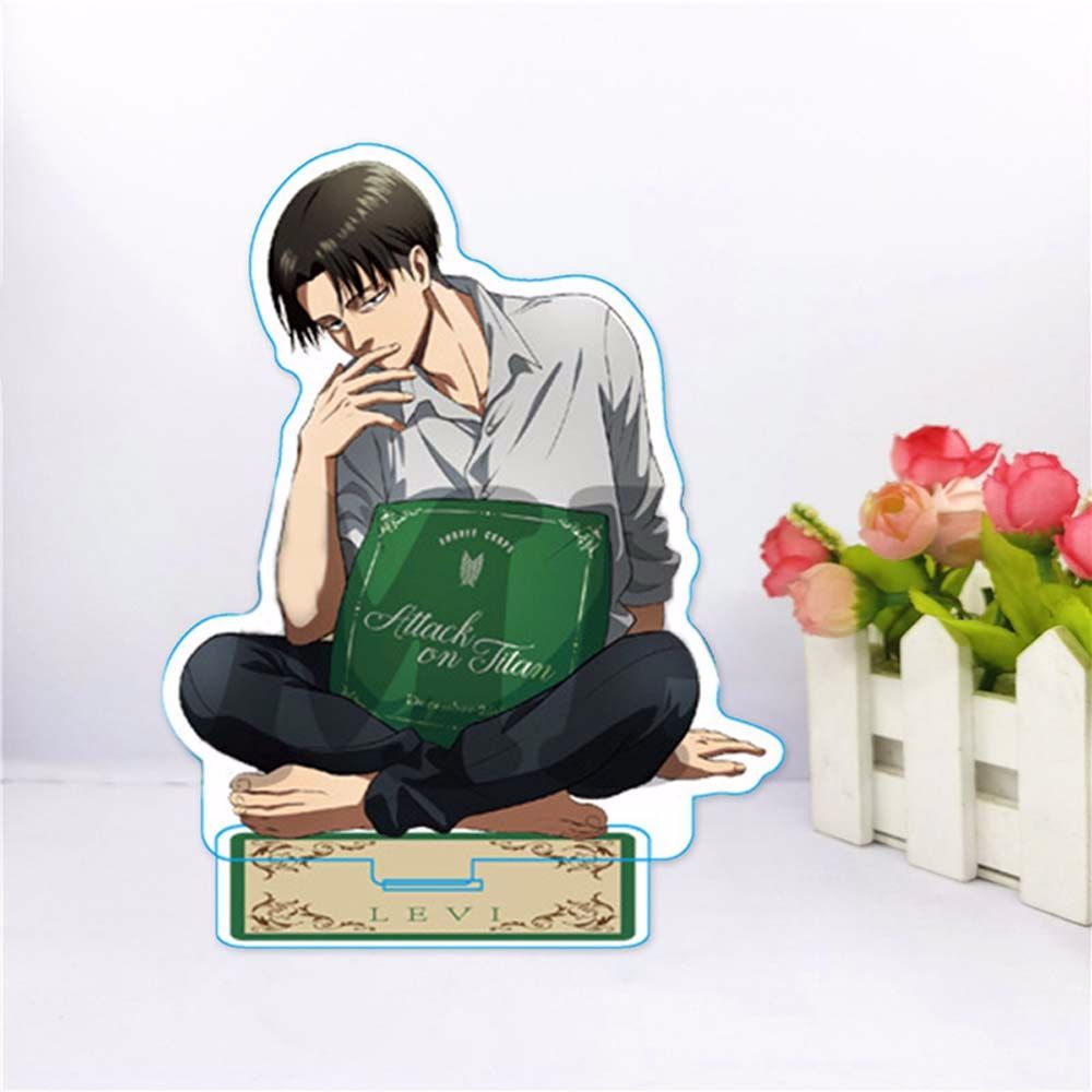 Thẻ nhựa mô hình nhân vật Levi Ackerman Shingeki No Kyojin hoạt hình Attack On Titan nhiều mẫu tùy chọn