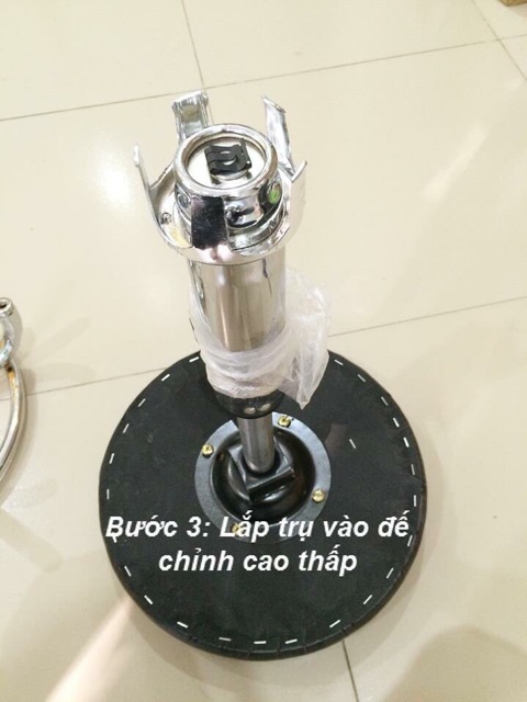 Ghế Đôn Xoay Cắt Tóc Nữ Cao Cấp Nâng Hạ Salon - Mỹ Phẩm Ola