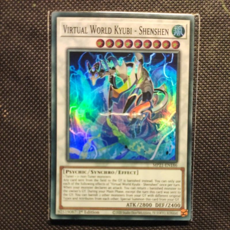 Thẻ bài Yugioh: Virtual World Kyubi - Shenshen - MP21-JP186