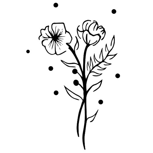 Khuôn decal hoa