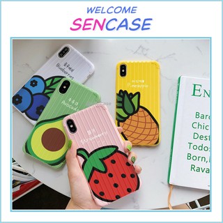 Ốp lưng vali hoa quả cho iphone 6/6s/7/8/6plus/6splus/7plus/8plus/x/xs/xsmax