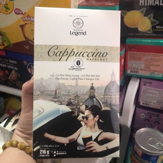 CÀ PHÊ CAPPUCCHINO HƯƠNG HAZENUT ( HỘP 12 GÓI)