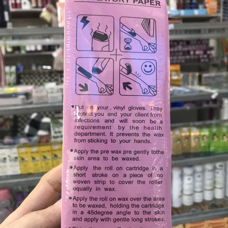 Combo 10,20 Miếng Giấy Wax lông mềm mại Depilatory paper