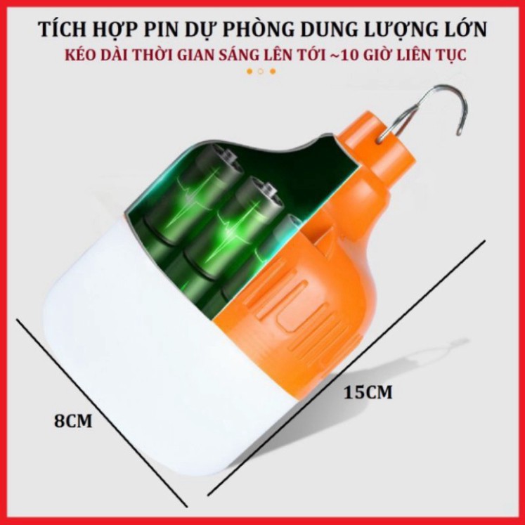 Bóng Đèn Led Sạc Tích Điện 60W