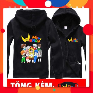 🔥SALE SỐC🔥Áo khoác đen Mini World - Hero Team đẹp nhất  rẻ chất lượng khuyến mại khủng