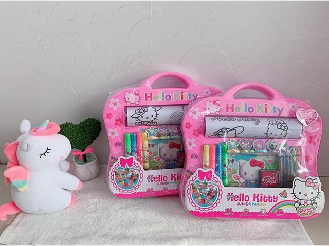 Bộ tranh tô màu Hellokitty cho bé