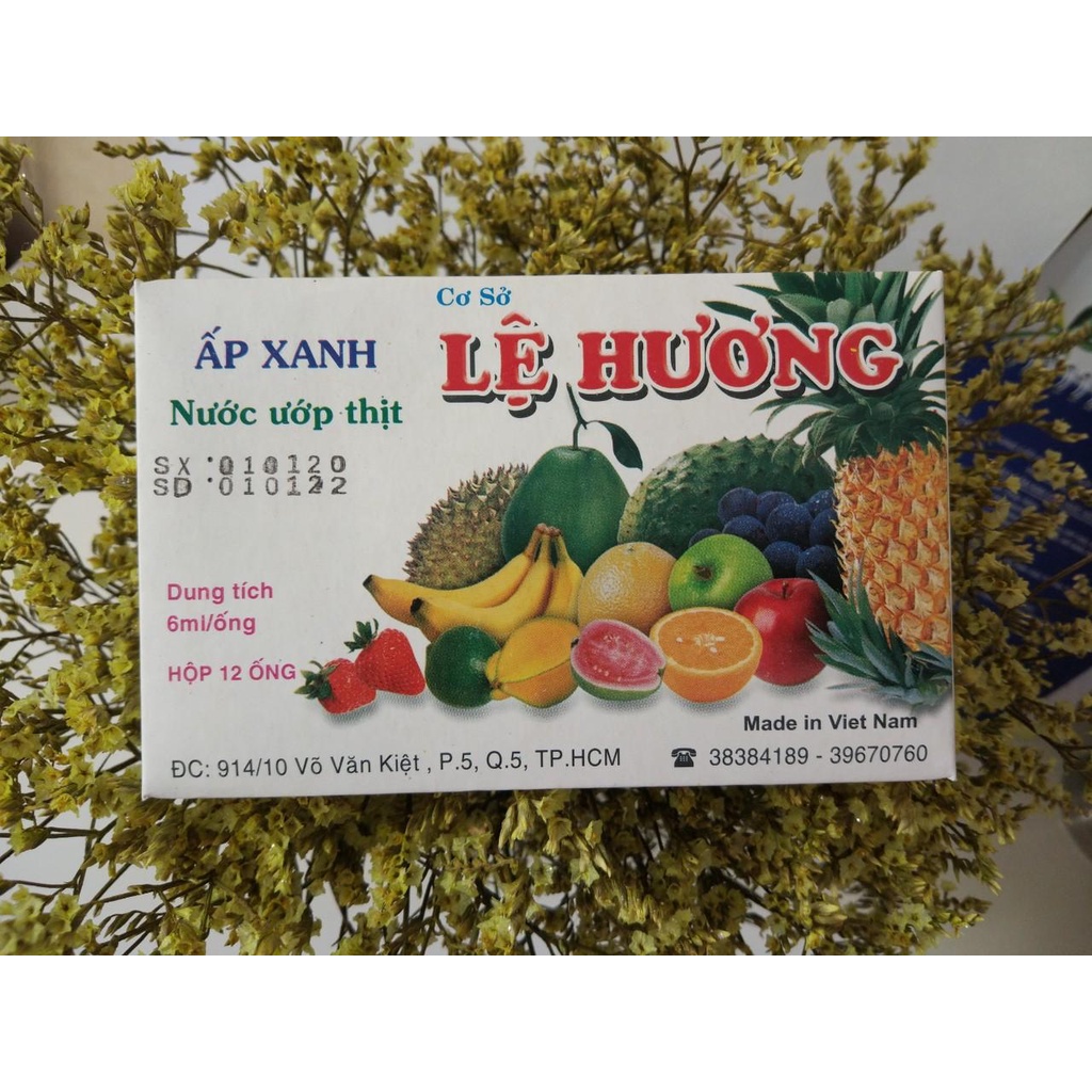 Áp Xanh Hộp 12 ống - Làm lạp xưởng, bánh Trung Thu (Sỉ giá tốt)