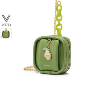 Túi Đeo Chéo Nữ Just Star Thời Trang 172683 Charm Quả Bơ