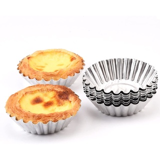 Khuôn bánh tart 7cm làm bánh tart trứng, tạo hình bánh cookie, vỏ bánh há cảo