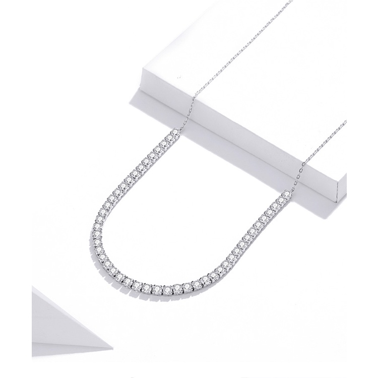 Dây chuyền Bamoer SCN437 làm từ bạc 925 lấp lánh trang sức thời trang cho nữ