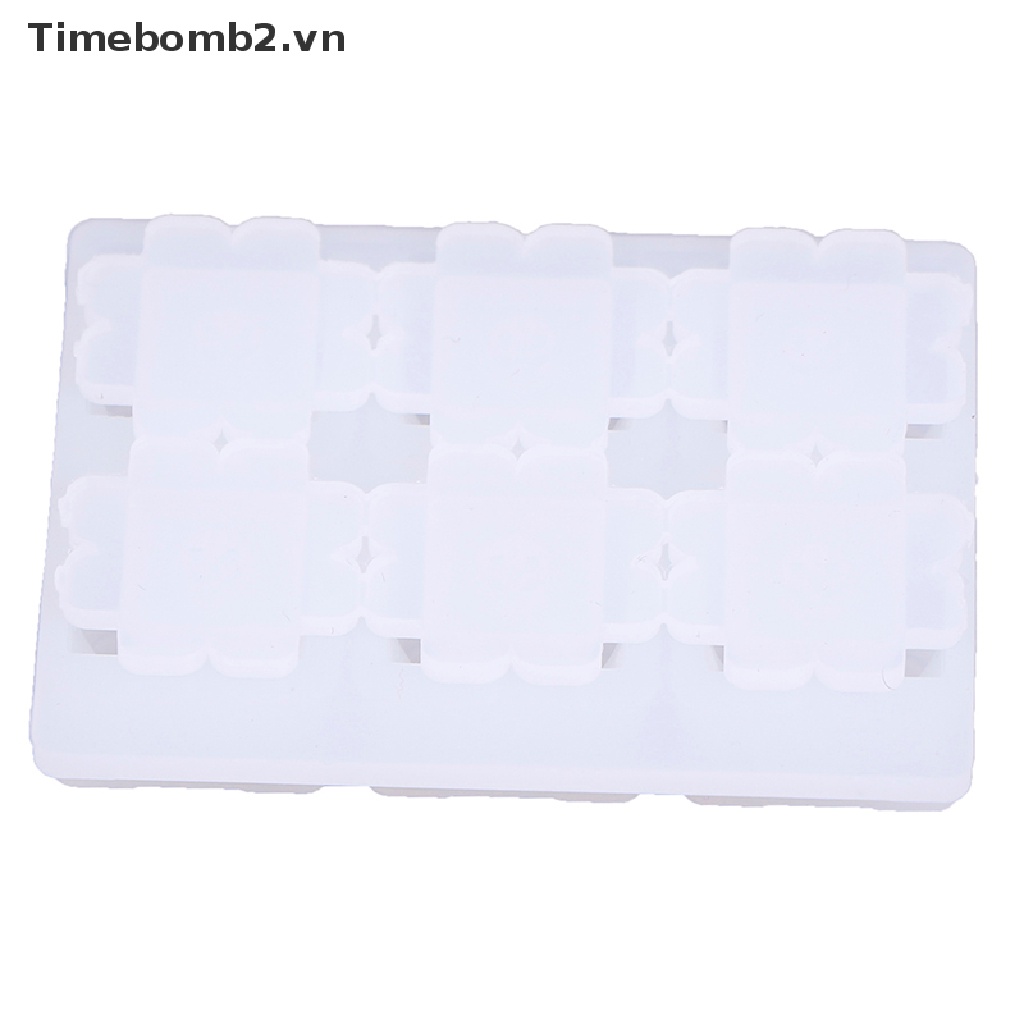 Bộ 2 Khuôn silicone Tạo Hình Dấu Chân Mèo