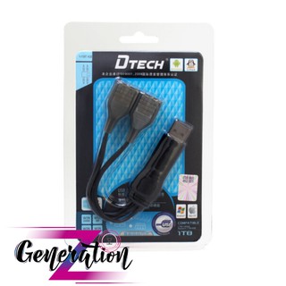Bộ chia 4 cổng USB 2.0 Dtech DT-3020