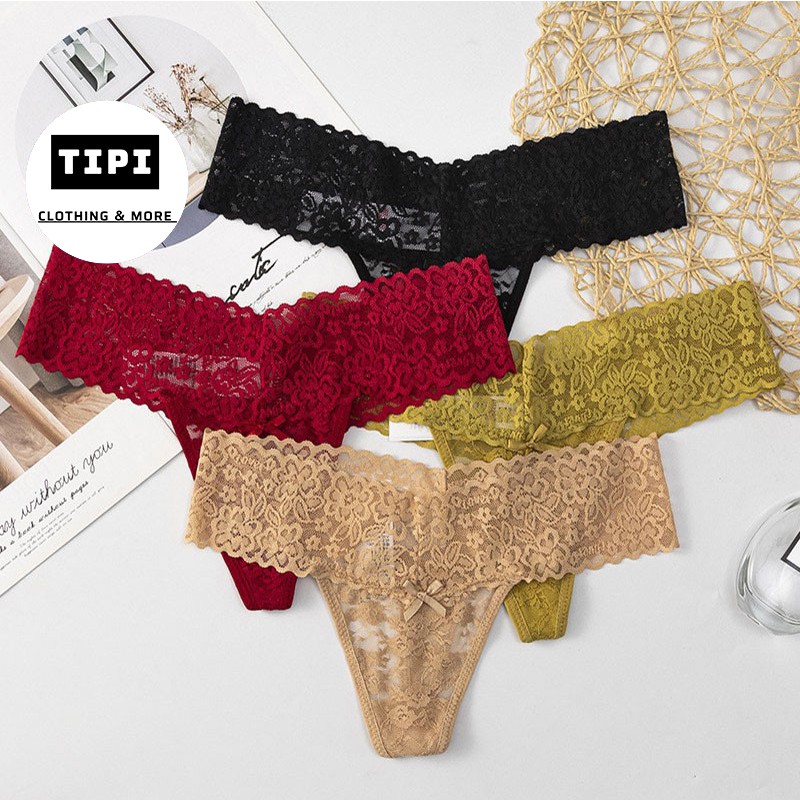 [Mã SKAMCLU7 giảm 10% tối đa 50K đơn 0Đ] Quần lọt khe nữ ren cao cấp Rain