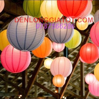 Đèn lồng giấy (loại đẹp) kích thước 40cm,35cm,30cm,25cm,20cm