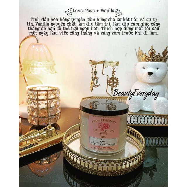 Nến Thơm Love Rose Vanilla