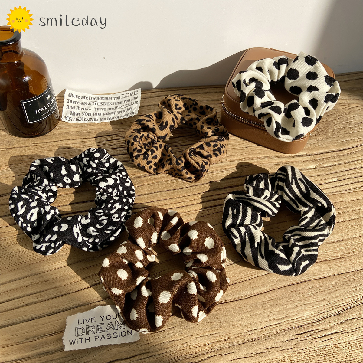 Dây Buộc Tóc Họa Tiết Da Báo Hợp Thời Trang Cho Nữ