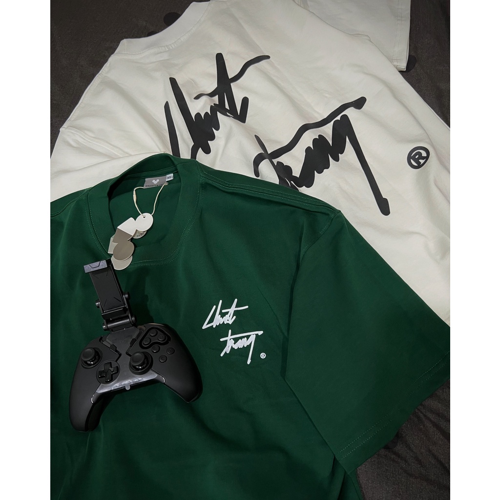 ÁO THUN BIG SS white CHUOTTRANG