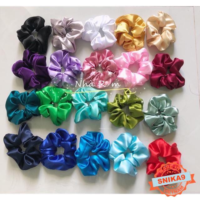 [SỈ] Cột tóc SCRUNCHIES phi bóng vải đẹp