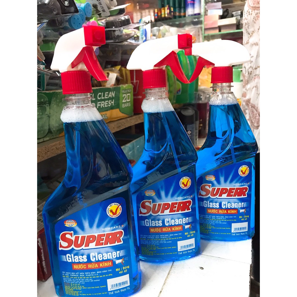 Nước Lau Kính superr 1 lít
