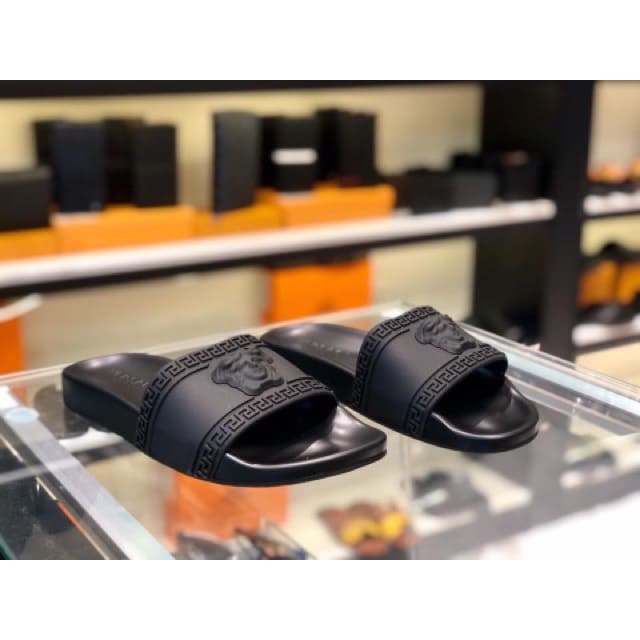 ⚡HÀNG SIÊU CẤP⚡ Dép NAM, Dép hottrend quai ngang nam nữ màu đen cao su non cao cấp