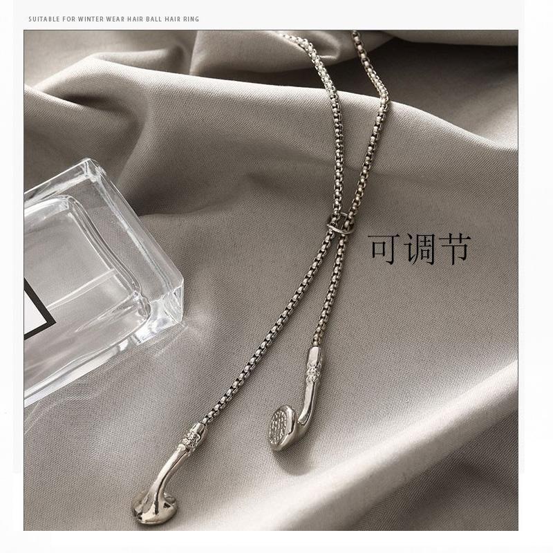 Bán Chạy!F &amp; X Dây Chuyền Thép Titan Mặt Tai Nghe Xiao Zhan Wang Yibo Phong Cách Hip Hop Cá Tính Dễ Phối Đồ Cho Nam Và Nữ