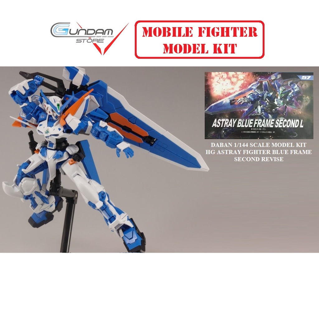 Mô Hình HG Blue Frame Astray Fighter Second Revise Gundam TT Hongli 1 144