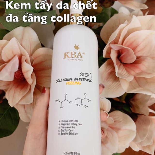 Kem tẩy da chết da tầng collagen KBA