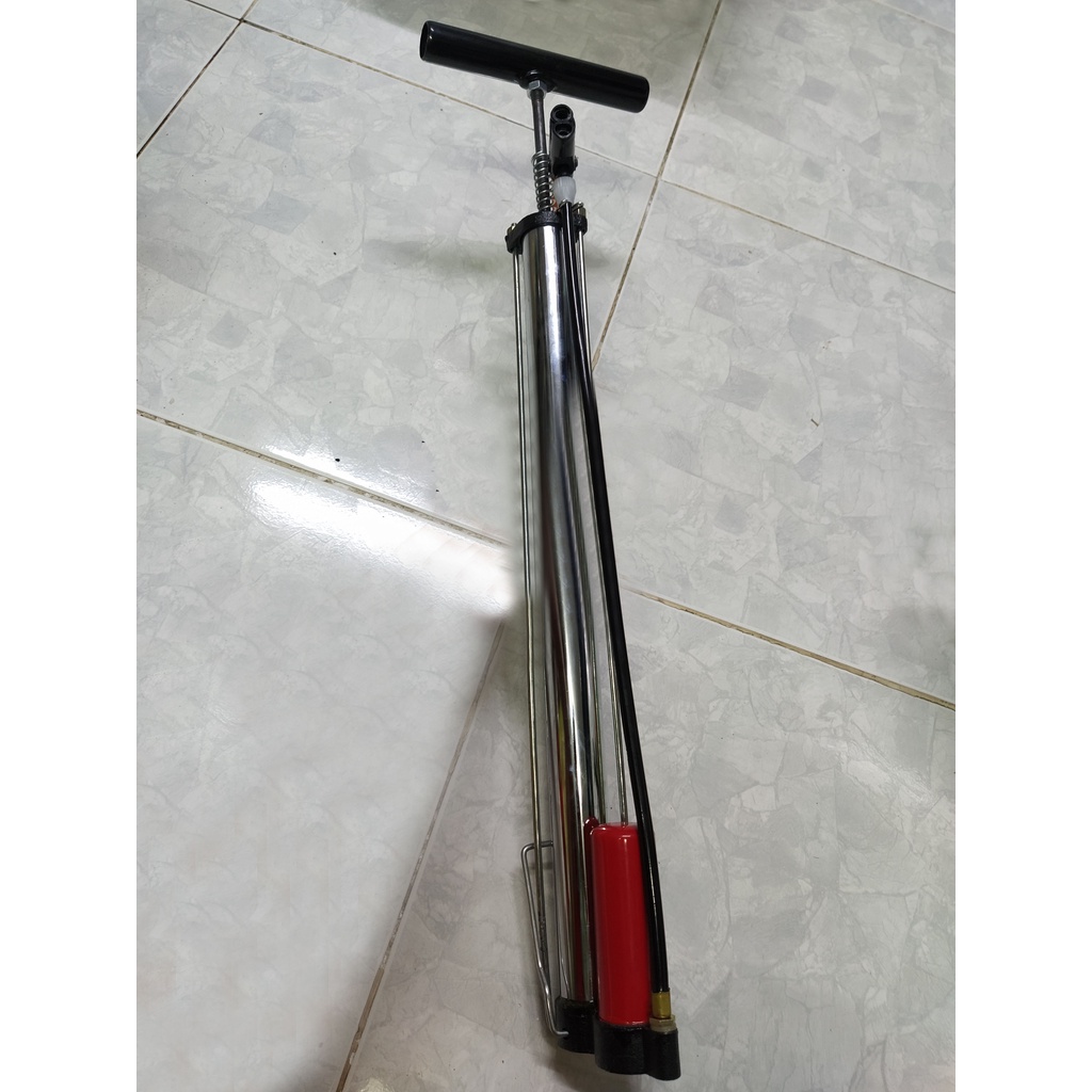 [Cao Cấp] Ống Bơm Bằng Inox Siêu Đẹp[Bảo Hành 1 Năm] Dùng Bơm Xe Máy Xe Đạp Xe Đạp Điện