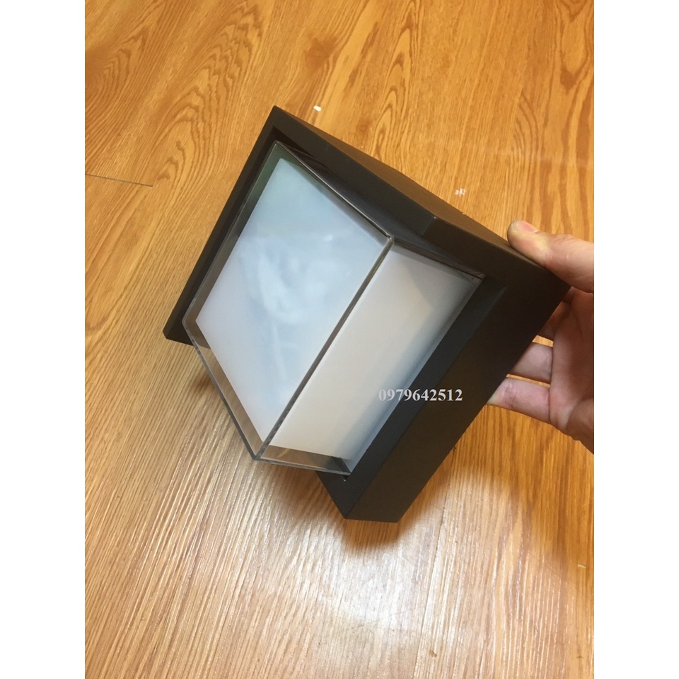 Đèn hắt tường led hộp vuông hoặc tròn, đèn ngoài trời bảo hành 1 năm