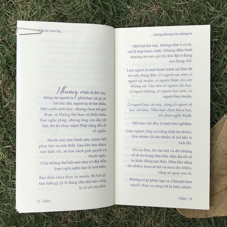 Sách - Vẫn Là Mùa Hạ Nhưng Không Còn Chúng Ta (Kèm Bookmark) - Hiên - Thanh Hà Books HCM | BigBuy360 - bigbuy360.vn