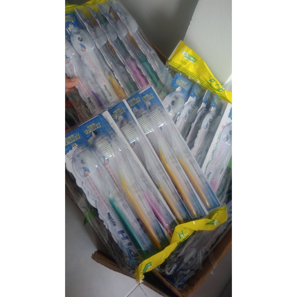 Combo 12 Bàn chải đánh răng PIH người lớn