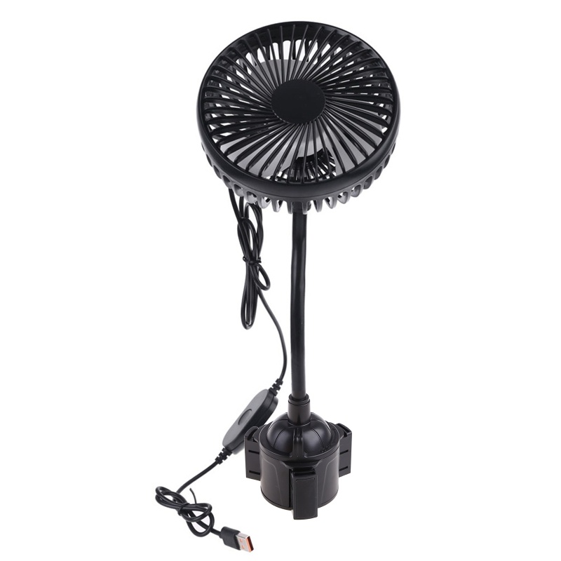 Giá Đỡ Cốc Xe Hơi NAMA 5Inch Quạt 360° Cổ Ngỗng Xoay Tròn Cỡ Lớn 3 Tốc Độ Chất Lượng Cao