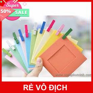 [DM]Vở đẹp bút xinh BÁN SỈ Bộ kẹp giấy khung ảnh màu sắc 10 chiếc K0622 | Vở Đẹp Bút Xinh