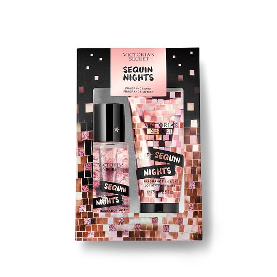 Bộ Xịt Thơm Dưỡng Thể Victoria’s Secret Mini Mist Lotion Gift Set 75ml x 2 | Thế Giới Skin Care