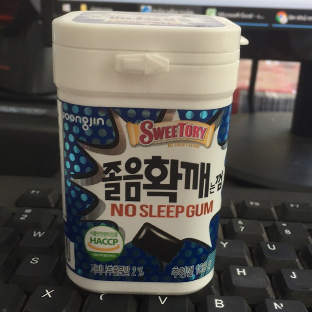 Kẹo cao su chống buồn ngủ Hàn
