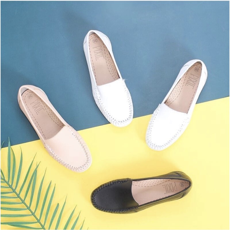 Giày Mọi Moccasin Da Bò Thật Đế Cao Su X482 | BigBuy360 - bigbuy360.vn
