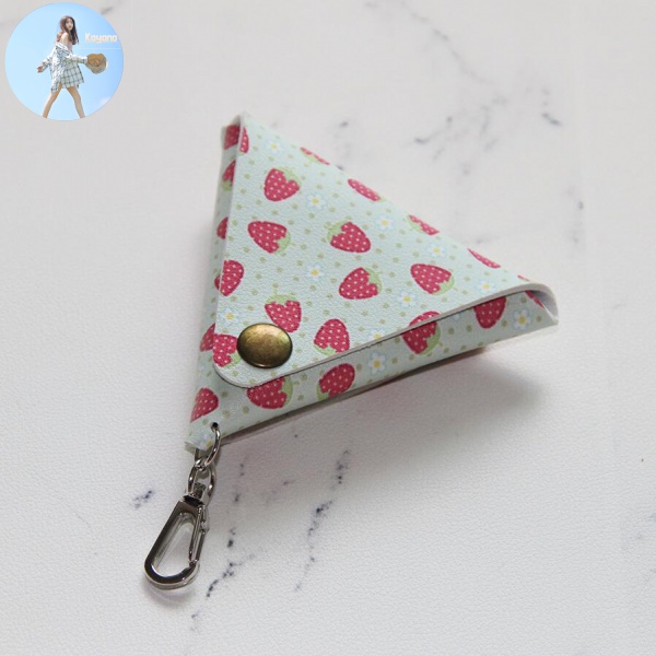 Ví Đựng Chìa Khóa Hình Tam Giác Bằng Chất Liệu Da Đơn Giản Xinh Xắn | BigBuy360 - bigbuy360.vn