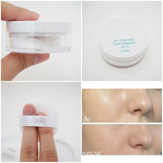Phấn phủ dạng bột kiềm dầu trong suốt cho da a'pieu oil control film powder spf15