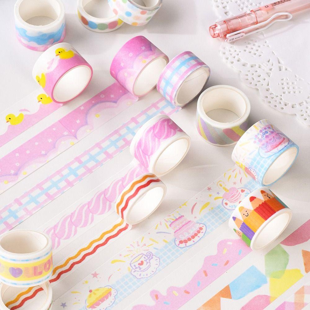 Bộ 20 Cuộn Băng Keo Dán Trang Trí Sổ Tay DIY Kiểu Vintage Đơn Giản LAYOR1