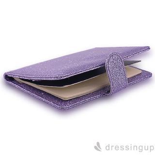 D❃♪Hộp đựng hộ chiếu sáng bóng Hộp đựng hộ chiếu đa chức năng chống từ tính